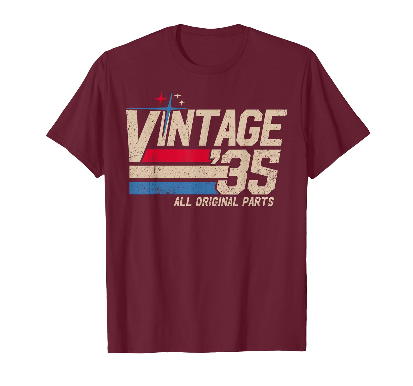 Vintage '35 Retro 90th Birthday for Men Dad USA Since 1935 T-Shirt