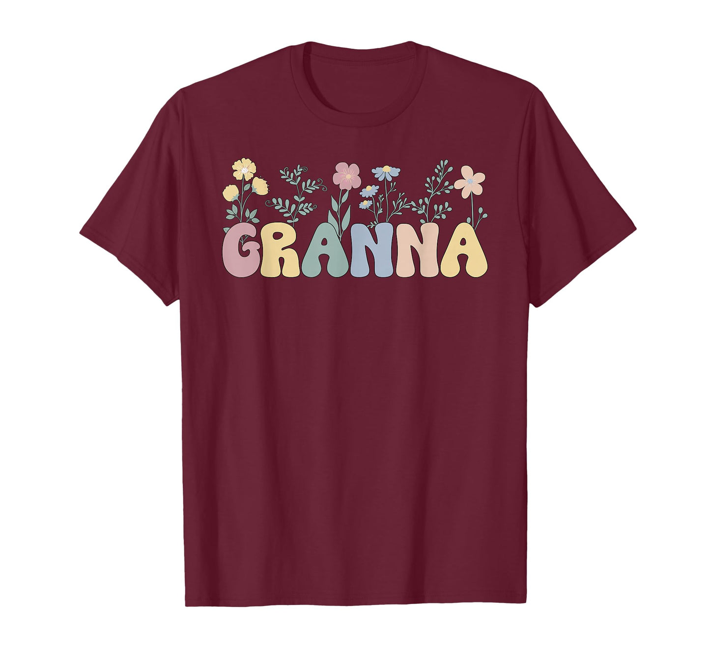 Granna Flowers Granna Grandmother Granna Grandma T-Shirt