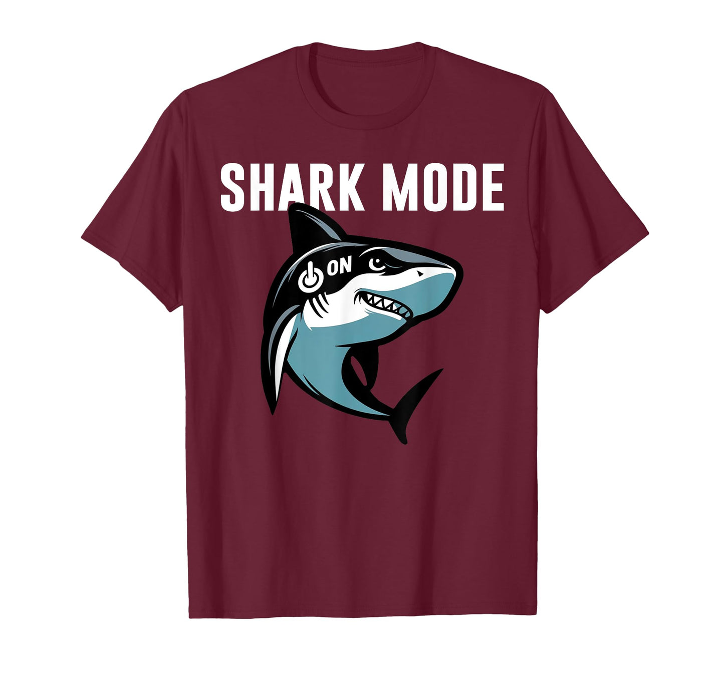 Cool Shark Shark Mode On Beach Funny Shark T-Shirt