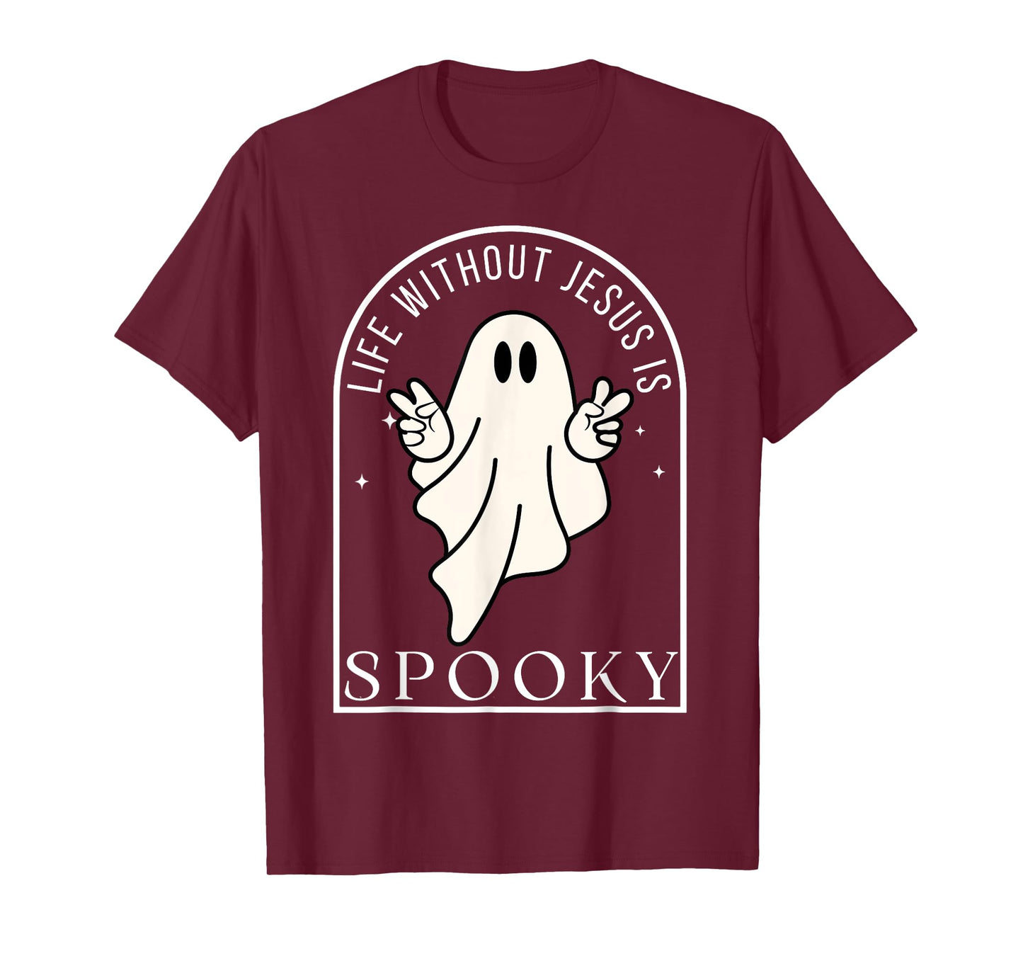 Life Without Jesus is Spooky Funny Halloween Christian T-Shirt