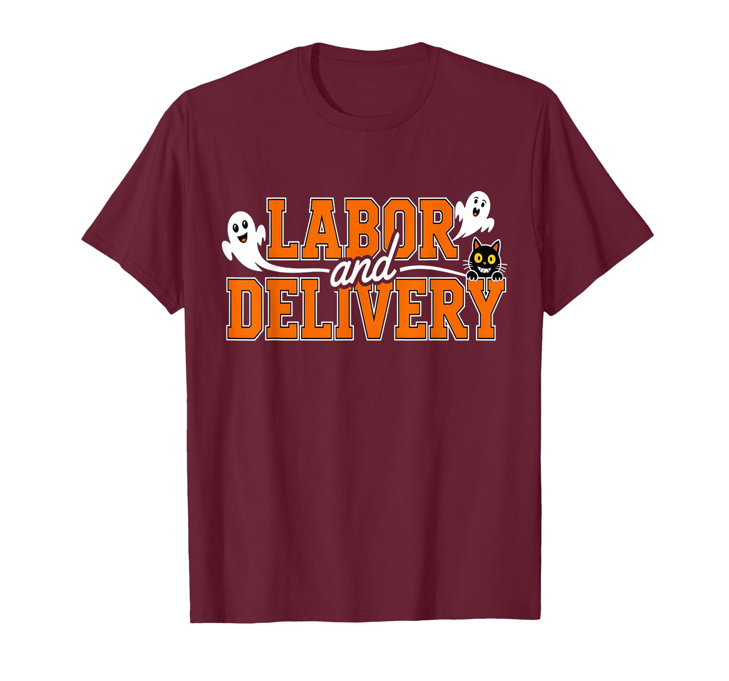Spooky LD Nurse Shirt Labor and Delivery Squad Halloween T-Shirt
