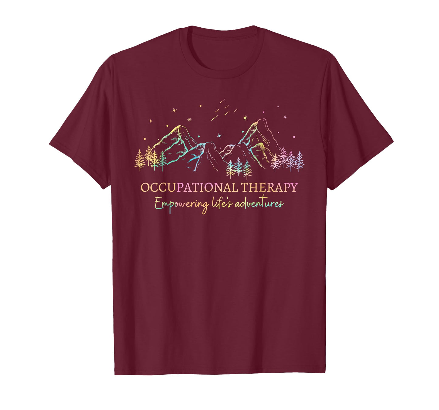 Tie Dye Occupational Therapy Empowering Life's Adventures OT T-Shirt