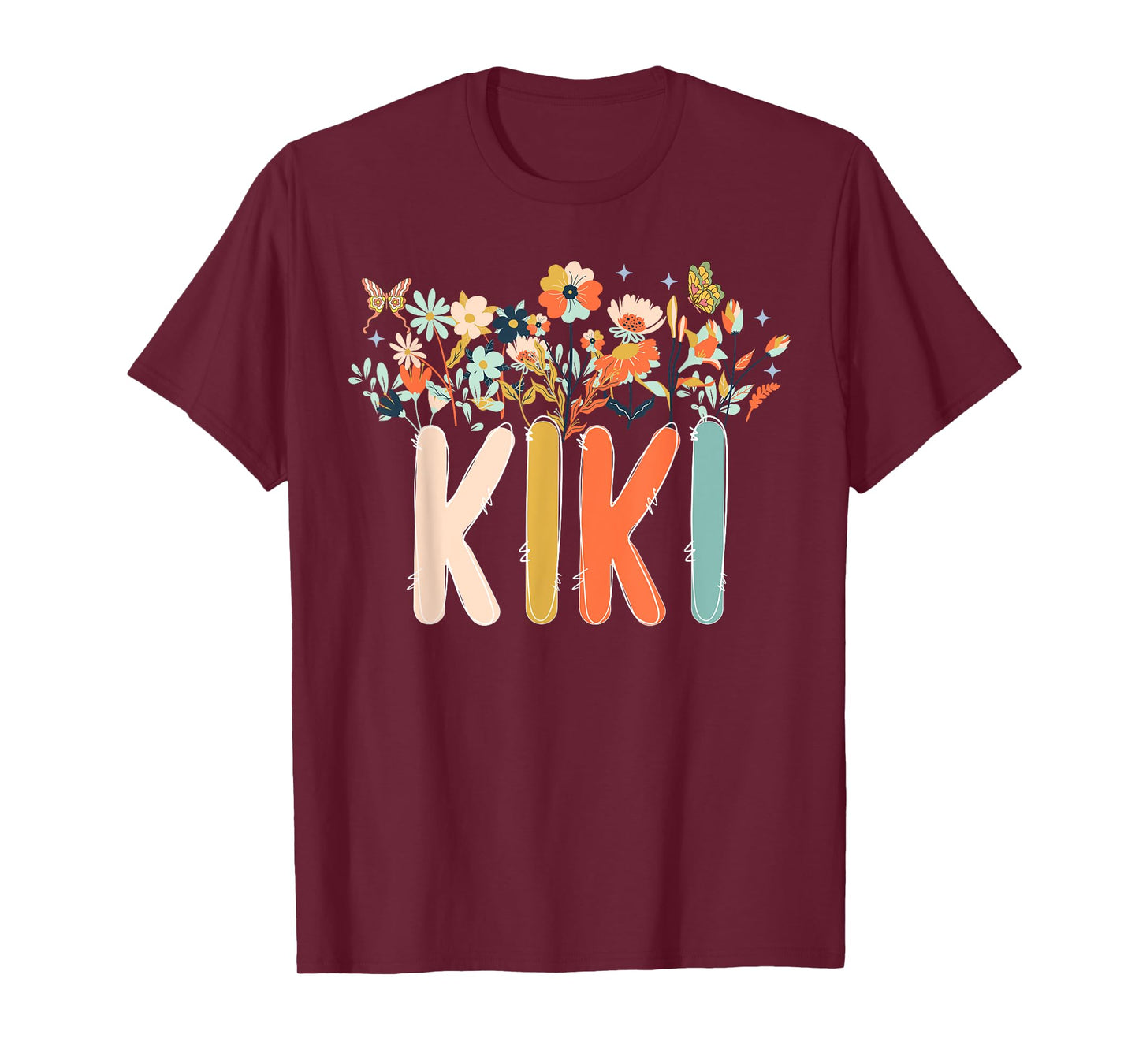 Kiki Flowers Kiki Grandmother Kiki Grandma Appreciation T-Shirt