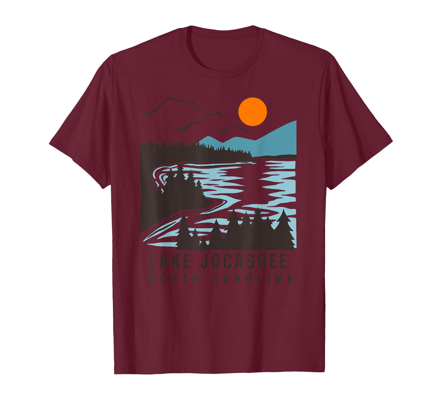 Lake Jocassee South Carolina Summer Lake Life Boating Men Women Kids T-Shirt