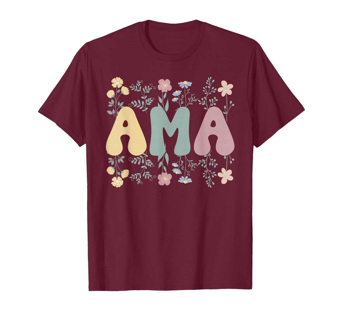Ama Flowers Ama Grandmother Ama Grandma T-Shirt