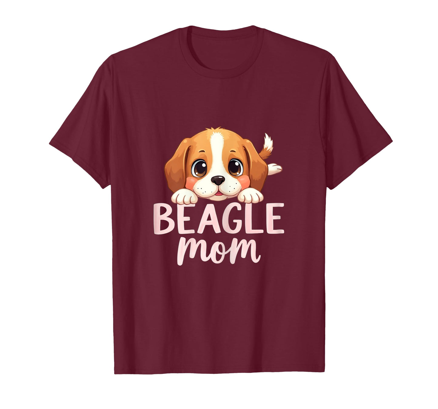 Beagle Mom Dog Beagle Mama Cute Puppy Women T-Shirt