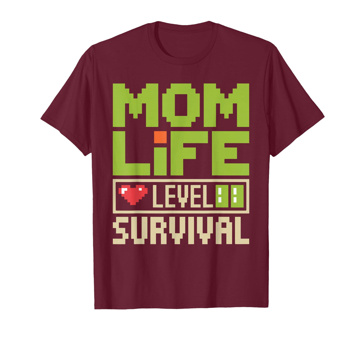 Survival Mode Mom Apparel Level Up Mom Life T-Shirt