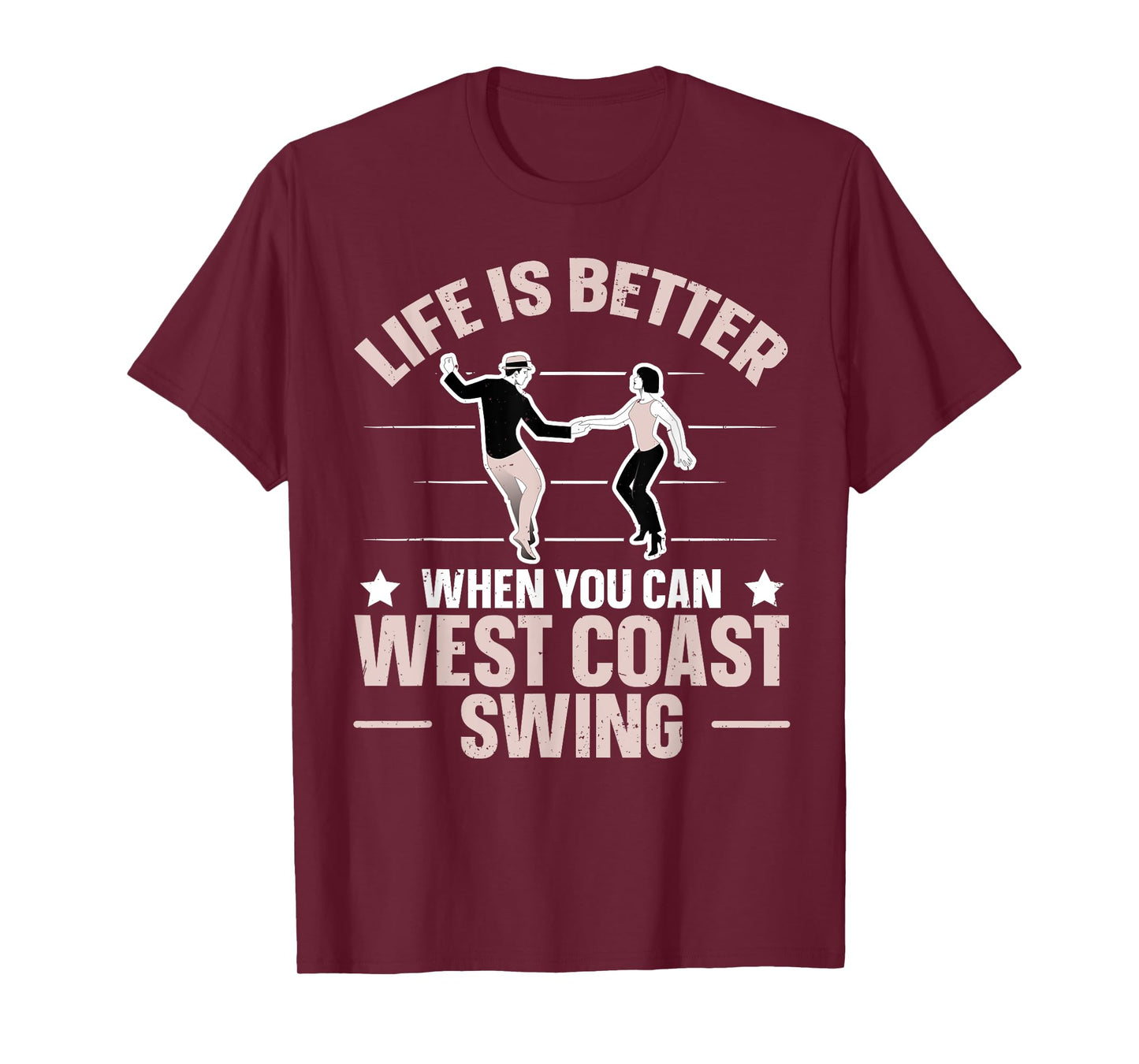 West Coast Swing Dance Design for a West Coast Swing Expert T-Shirt