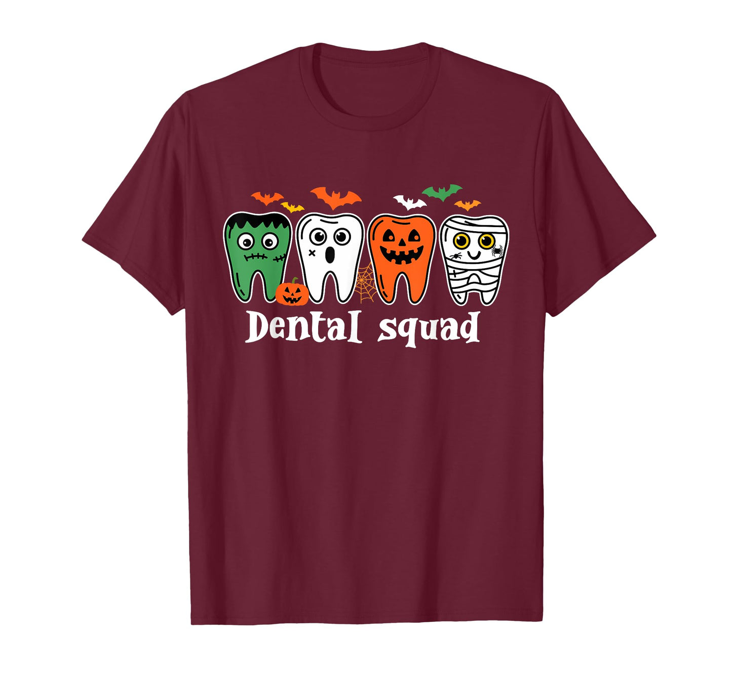 Funny Dental Spooky Squad Costume Denstist Halloween T-Shirt