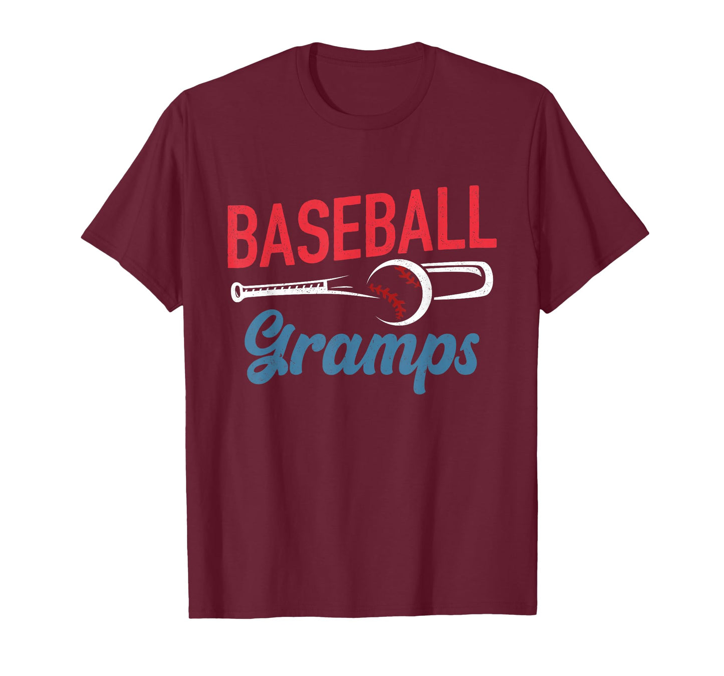 Baseball Gramps Life Happy Father's Day Dad Grandpa Men T-Shirt
