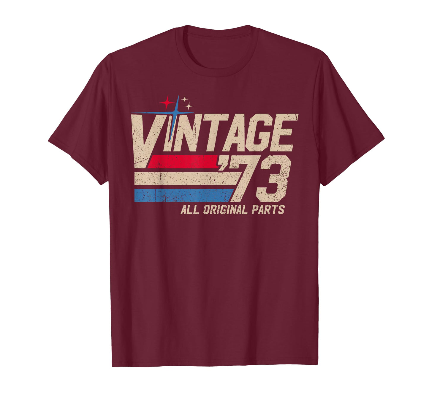 Vintage '73 Retro 52nd Birthday for Men Dad USA Since 1973 T-Shirt