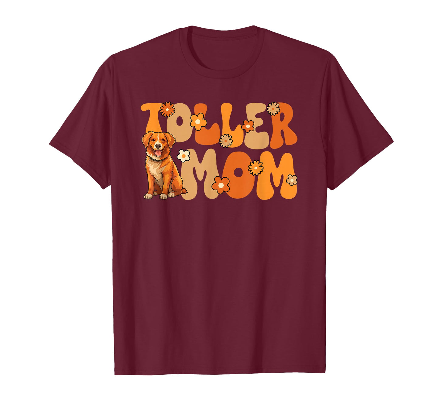Nova Scotia Duck Tolling Retriever World's Best Toller Mom T-Shirt