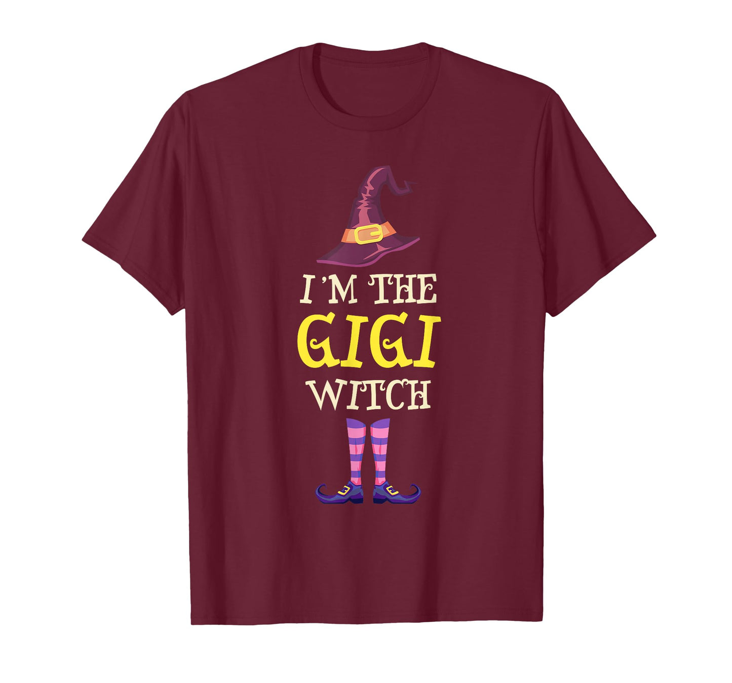 I'm The Gigi Witch Costume Halloween Funny Witchy T-Shirt