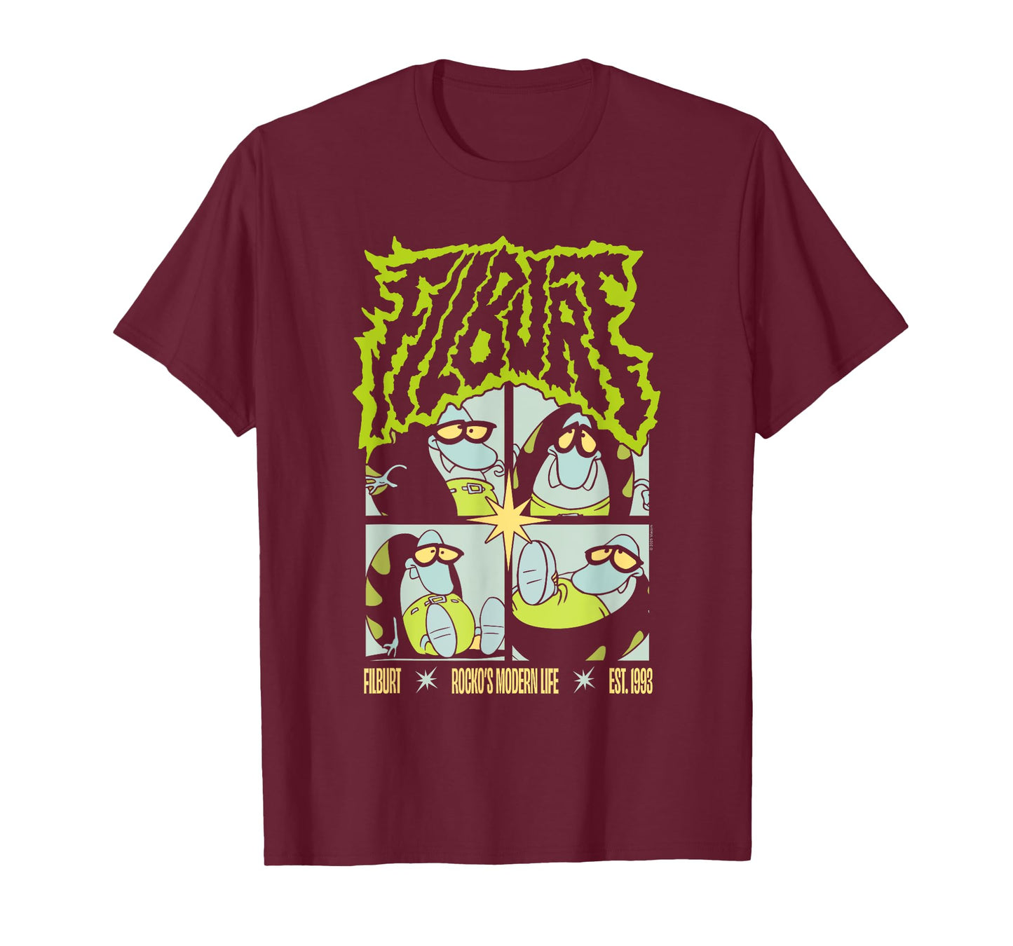 Rocko's Modern Life Heavy Metal Filburt Cartoon T-Shirt