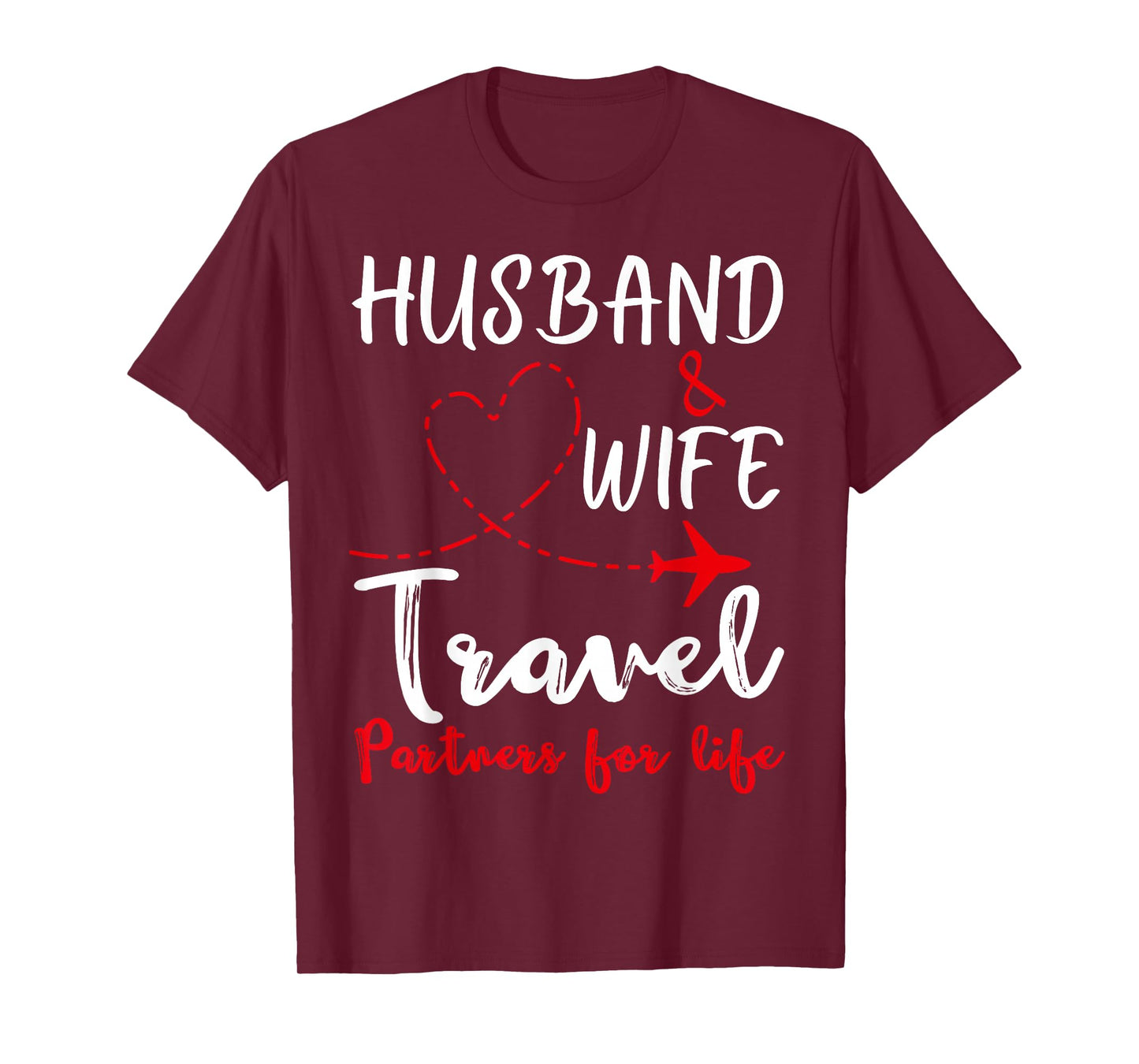 Husband And Wife Travel Partners For Life Couple Matching T-Shirt