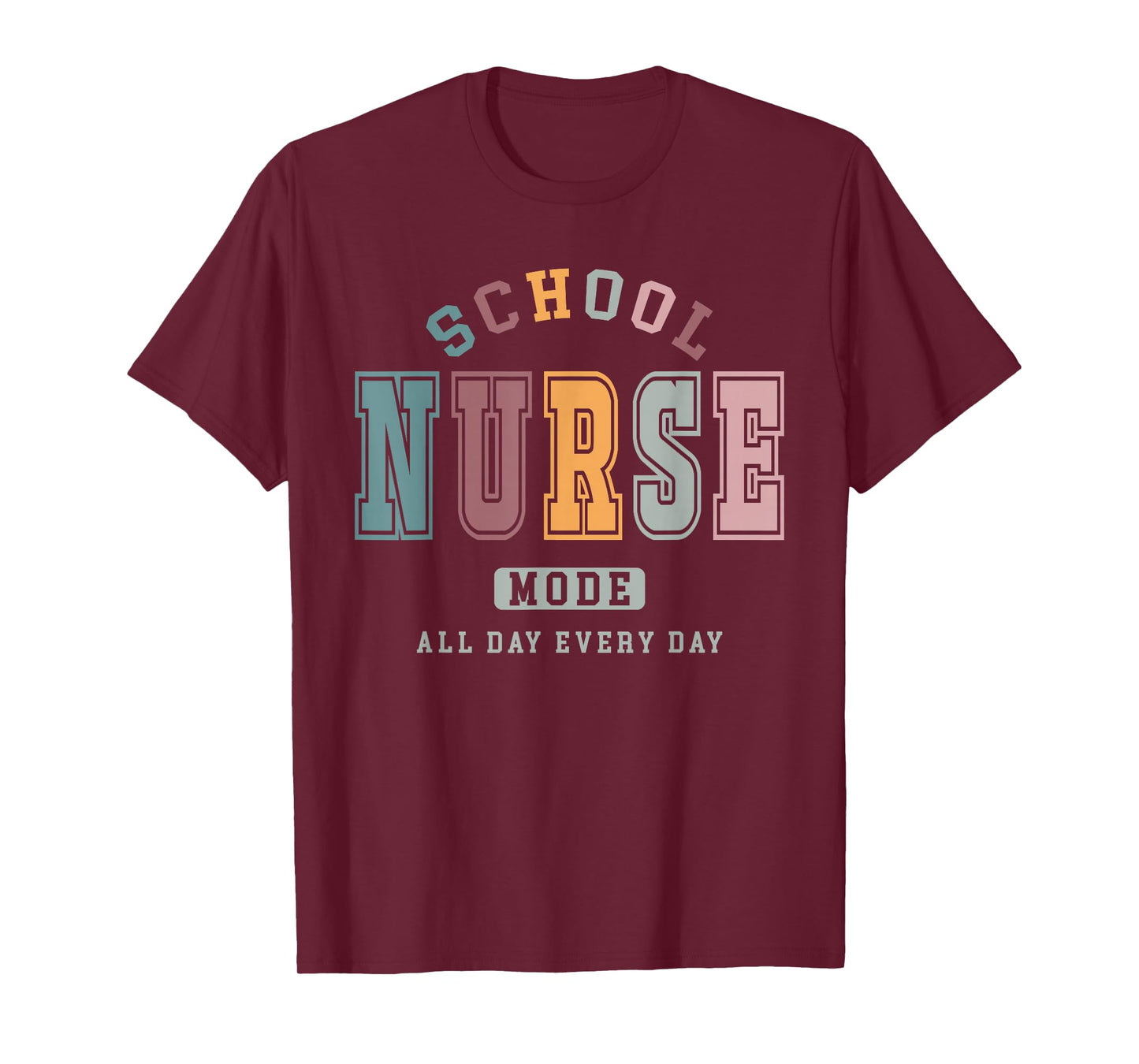 Vintage School Nurse Mode Nursing Life Appreciation Week T-Shirt