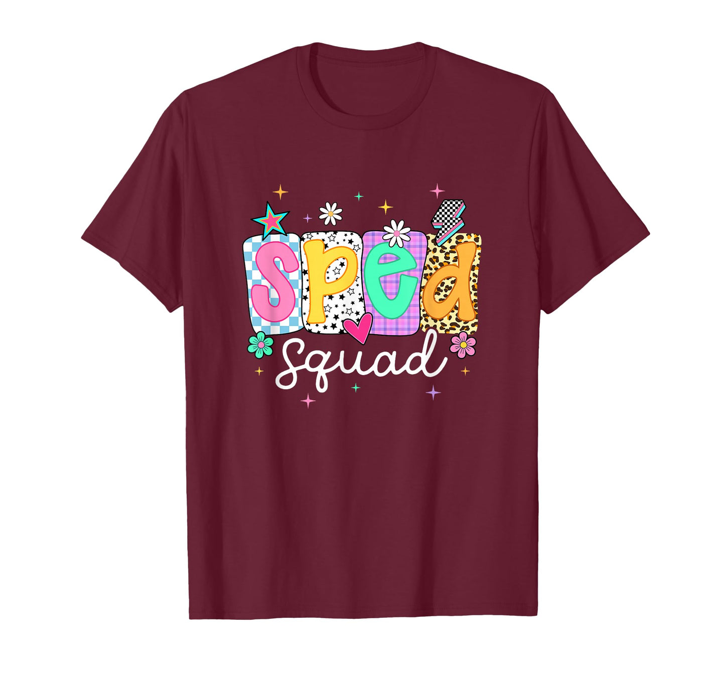 Sped Teacher Squad Floral Special Education Back to School T-Shirt