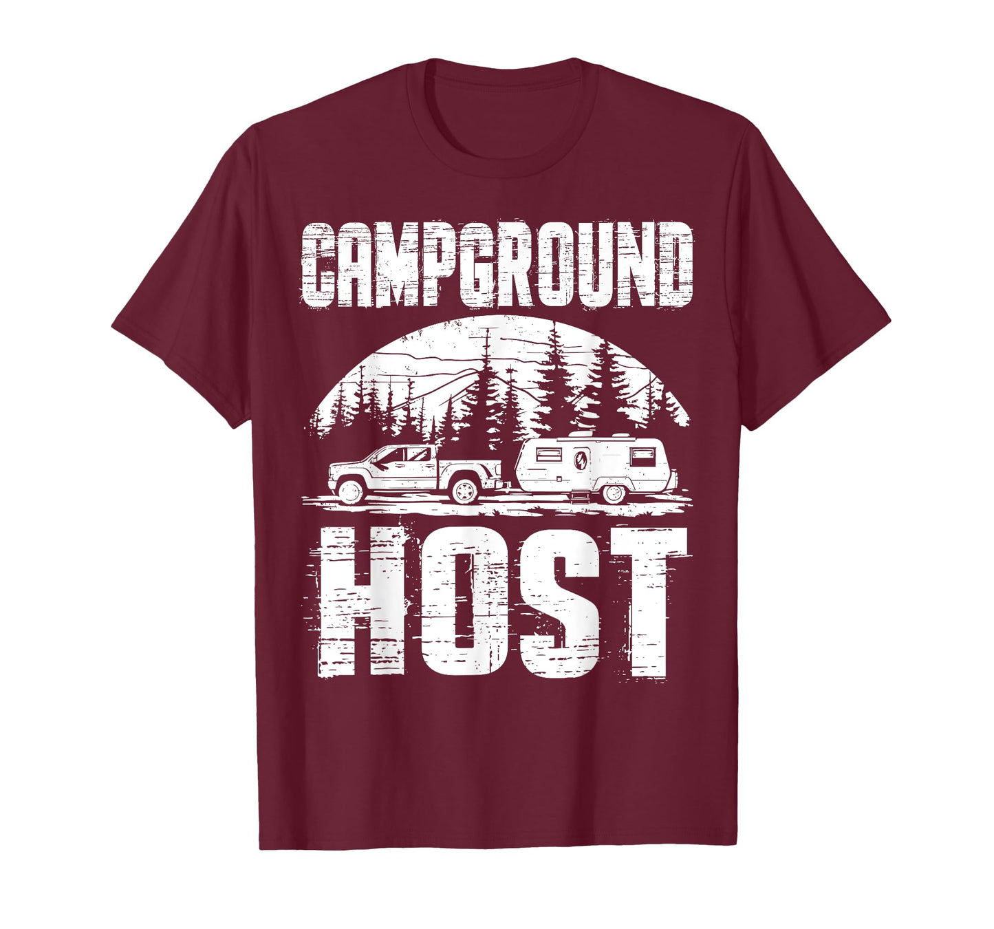 Campground Host Shirt Camp Host - Camping RV Vacation Gift T-Shirt
