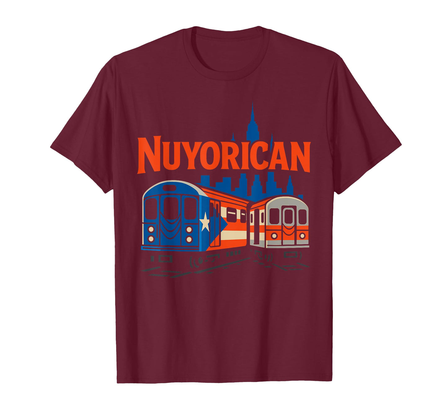 Nuyorican Puerto Rican NYC Pride Urban Latinx Subway Roots T-Shirt