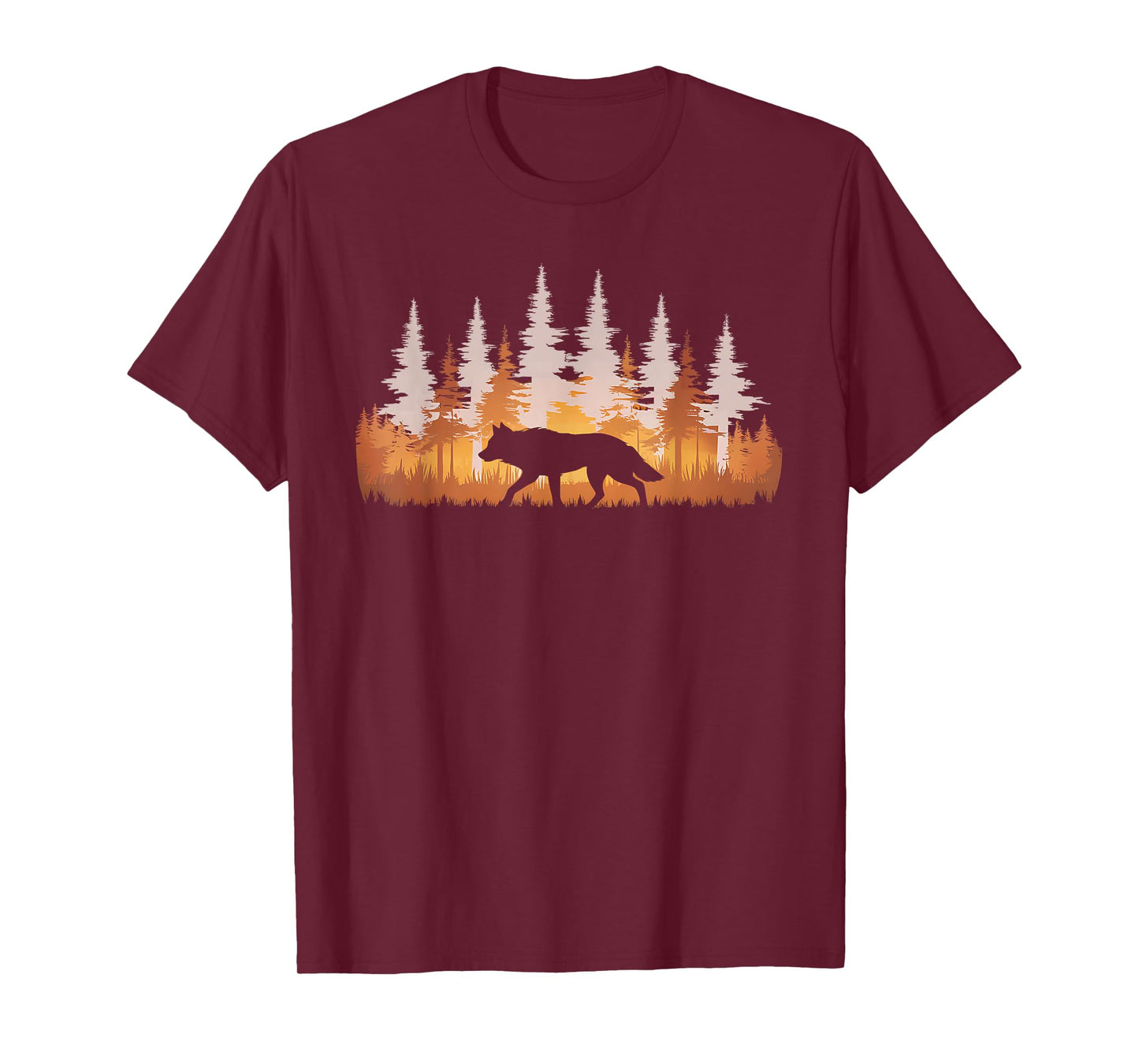 Wolf Forest Nature Wildlife Outdoor Wolf T-Shirt
