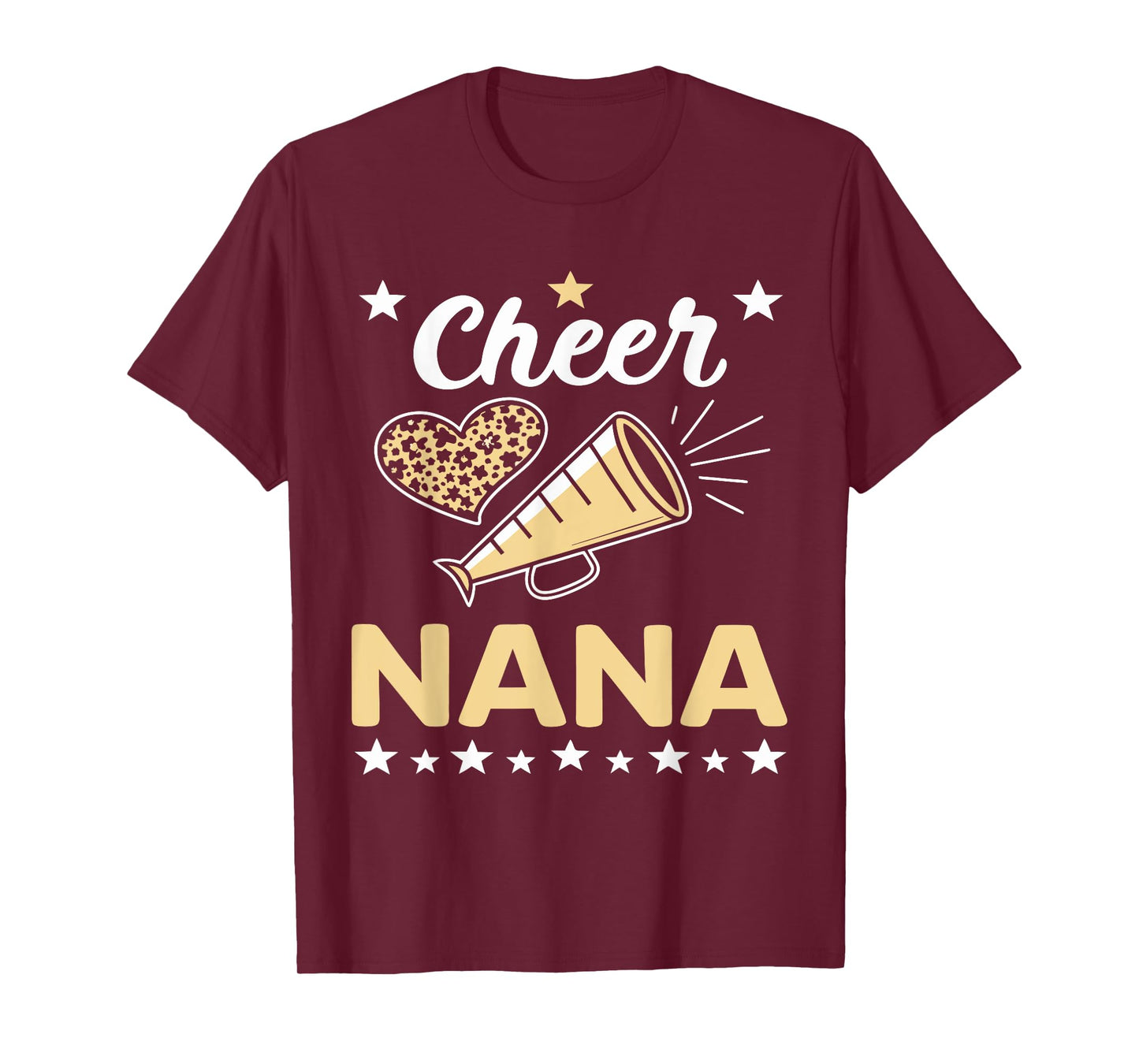 Cheer Nana Proud Cheerleader Grandma For Mother's Day Spirit T-Shirt
