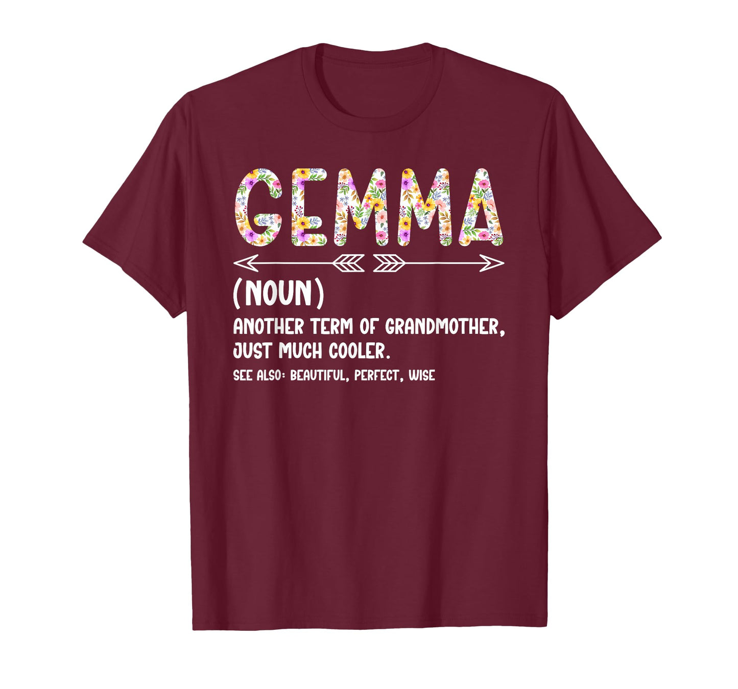 Gemma Definition Gemma Grandma Gemma Grandmother T-Shirt