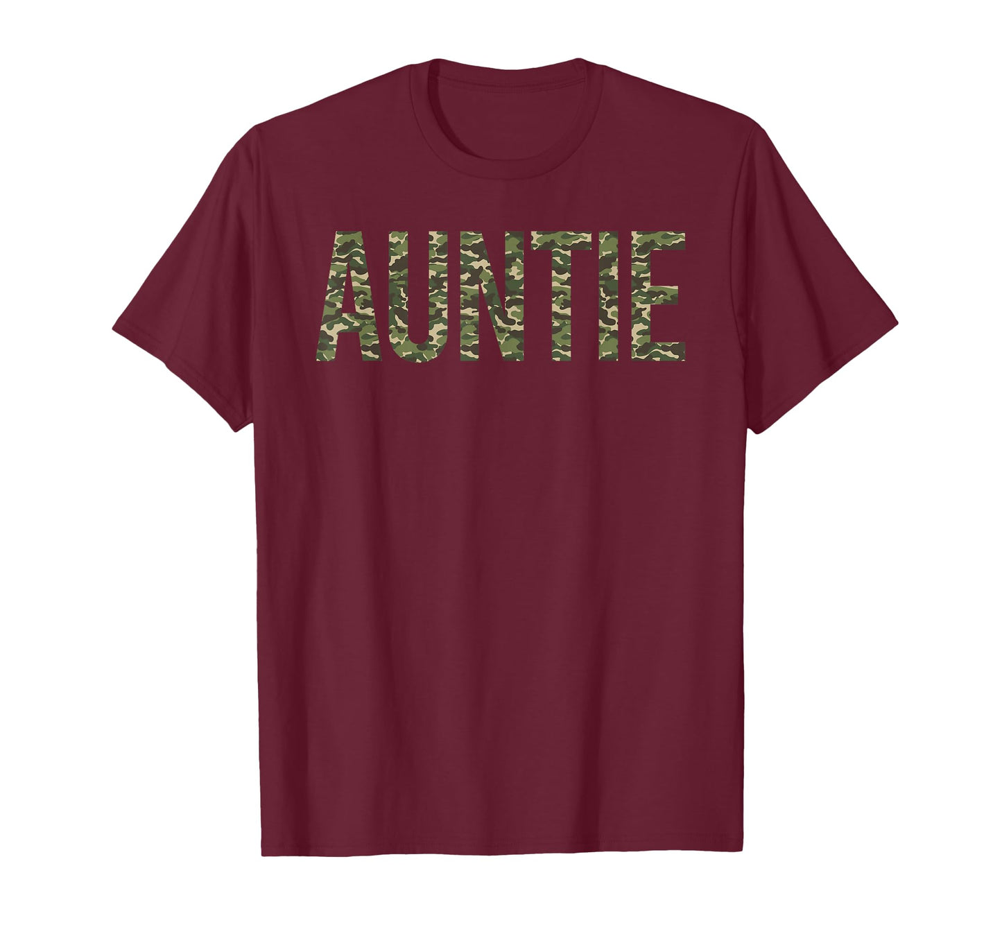 Camo Auntie Retro Camouflage Auntie Life Mother's Day T-Shirt