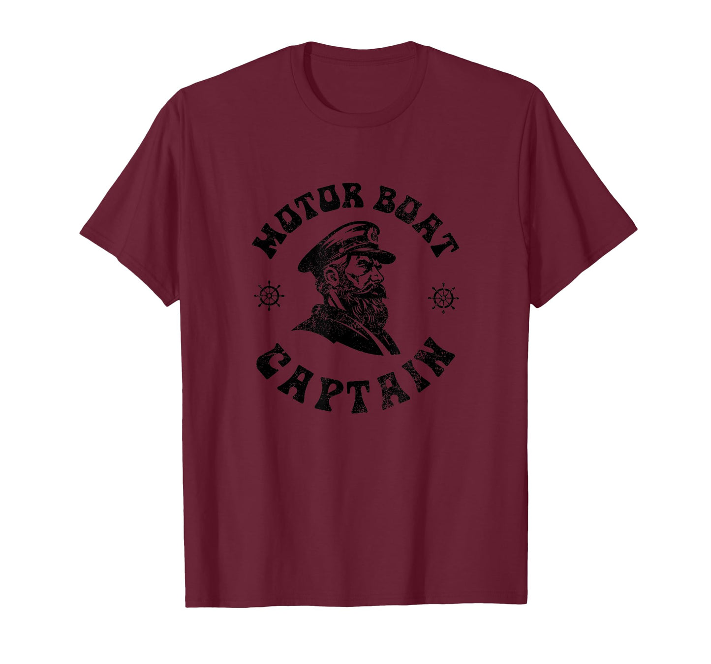 Funny Motor Boating Vintage Motor Boat Captain T-Shirt