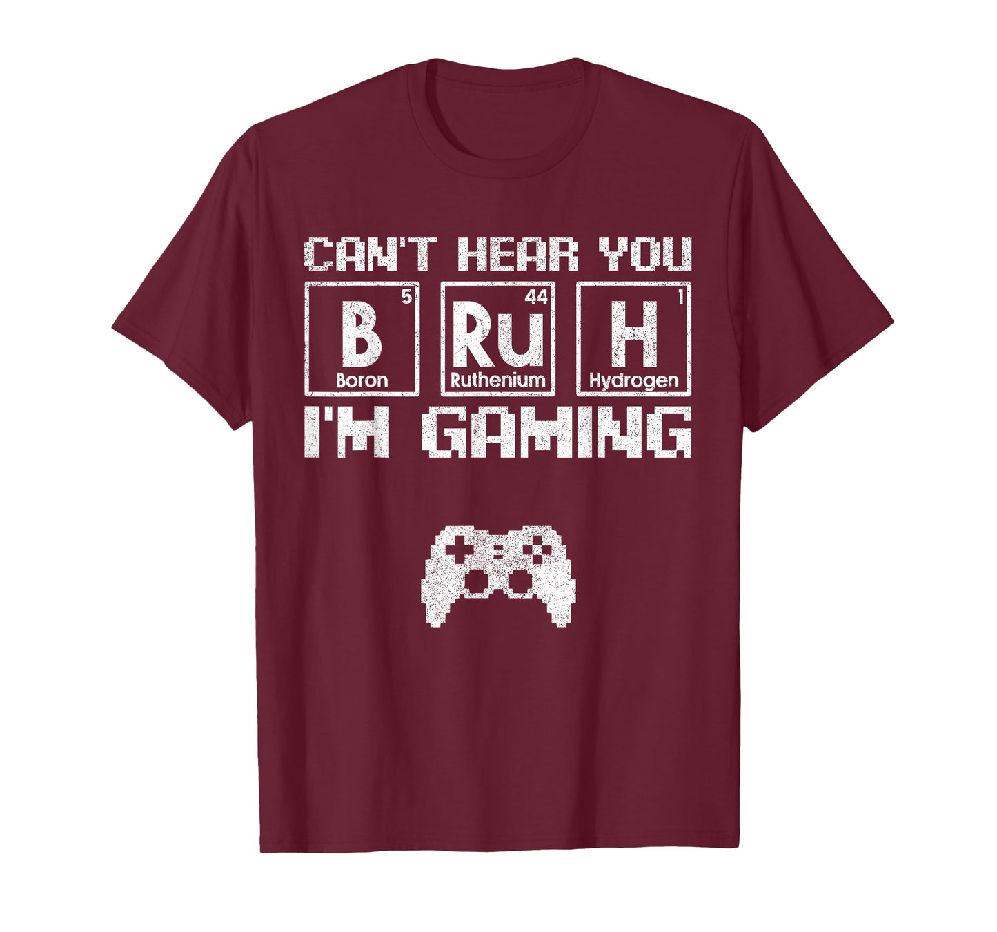 Can't Hear You Bruh I'm Gaming Video Gamer Teen Boys Gaming T-Shirt