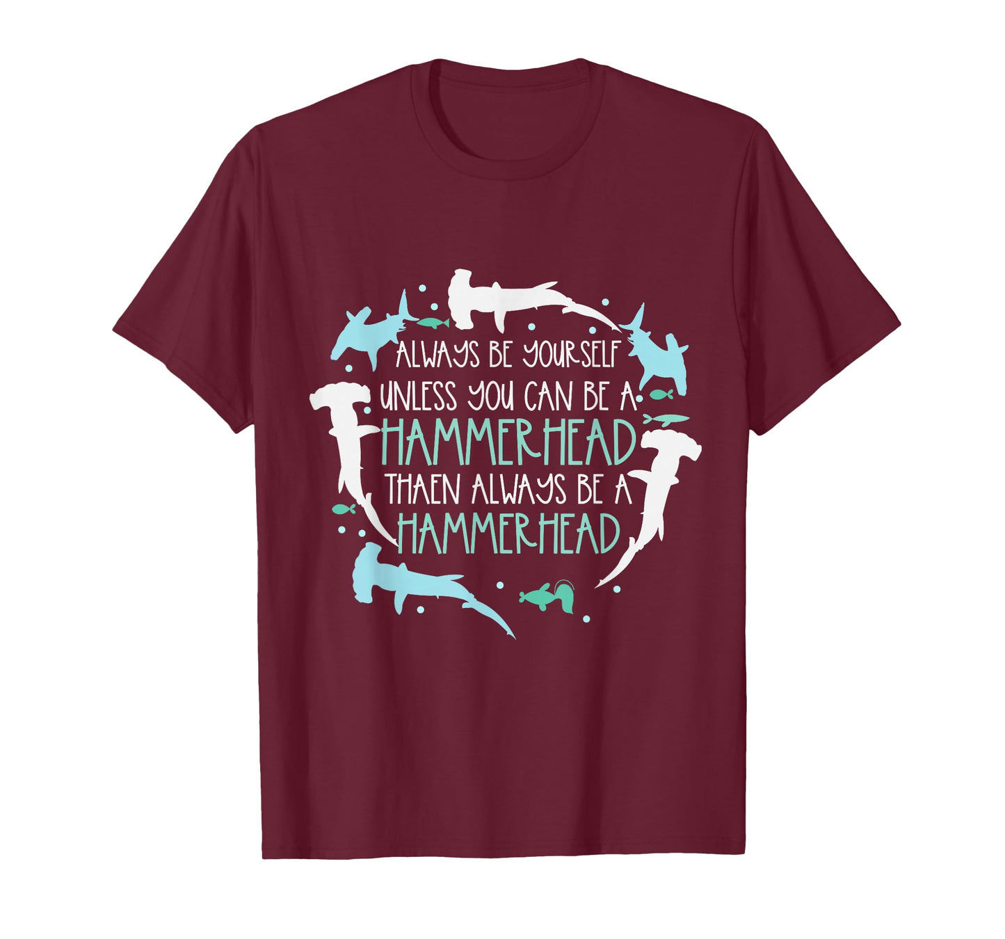 Hammerhead Shirt Underwater Ocean Hammerhead Shark Lover T-Shirt