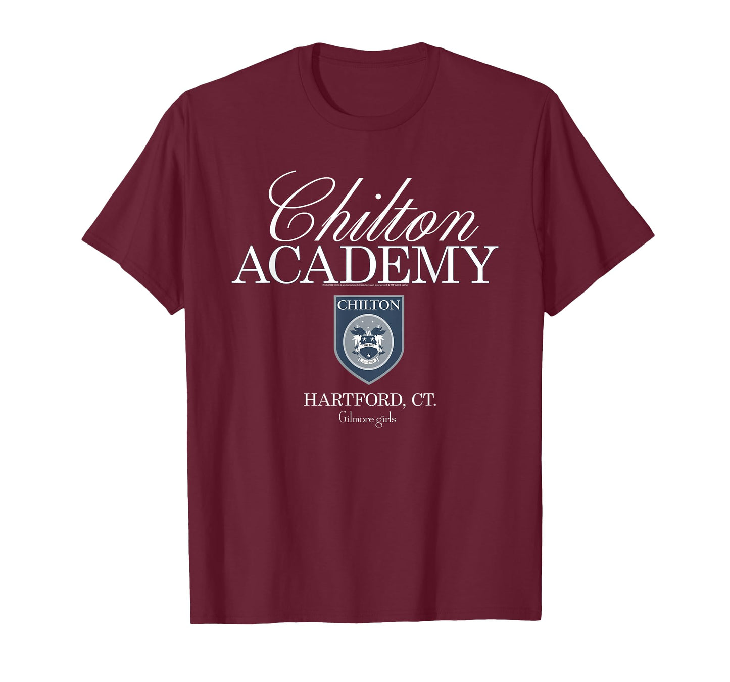 Gilmore Girls Chilton Academy Elevated Logo TV Show T-Shirt
