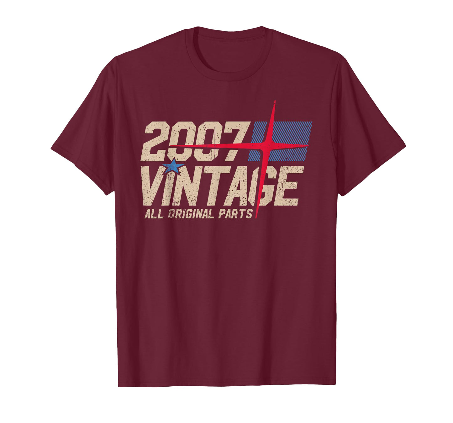 Vintage 2007 Retro 18th Birthday for Men Women Kids T-Shirt