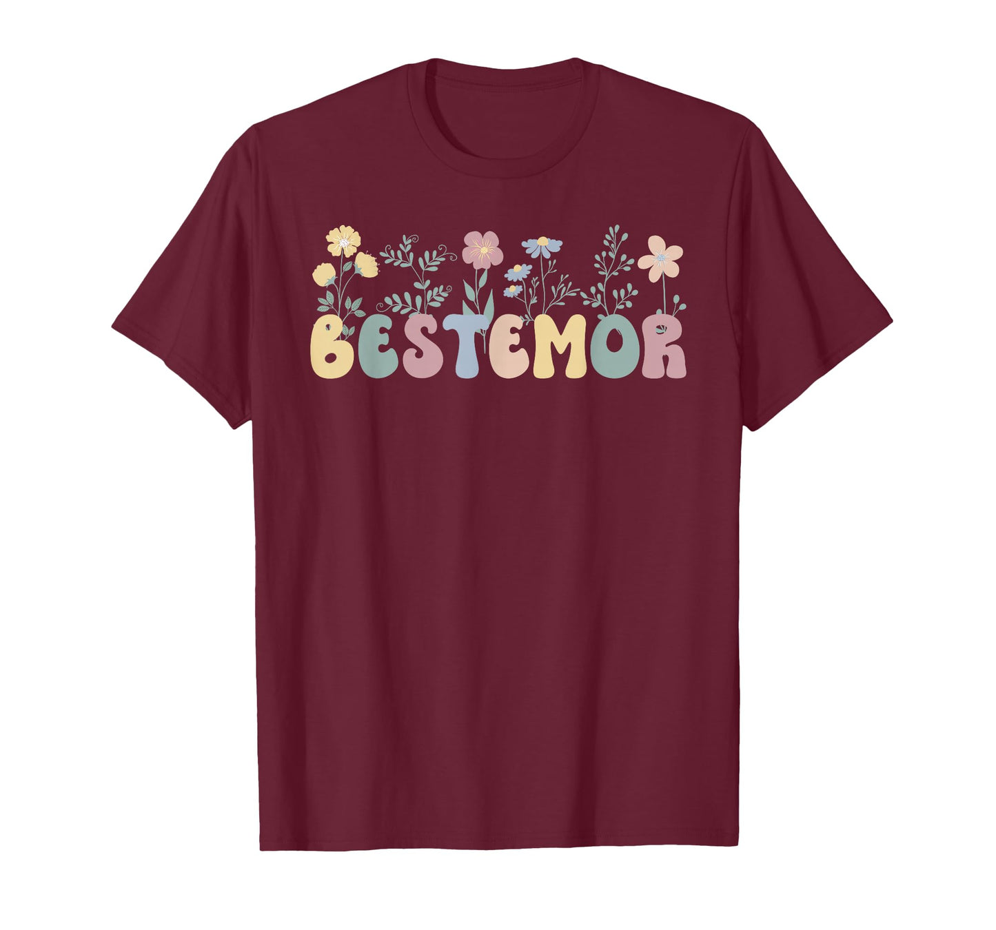Bestemor Flowers Bestemor Grandmother Bestemor Grandma T-Shirt