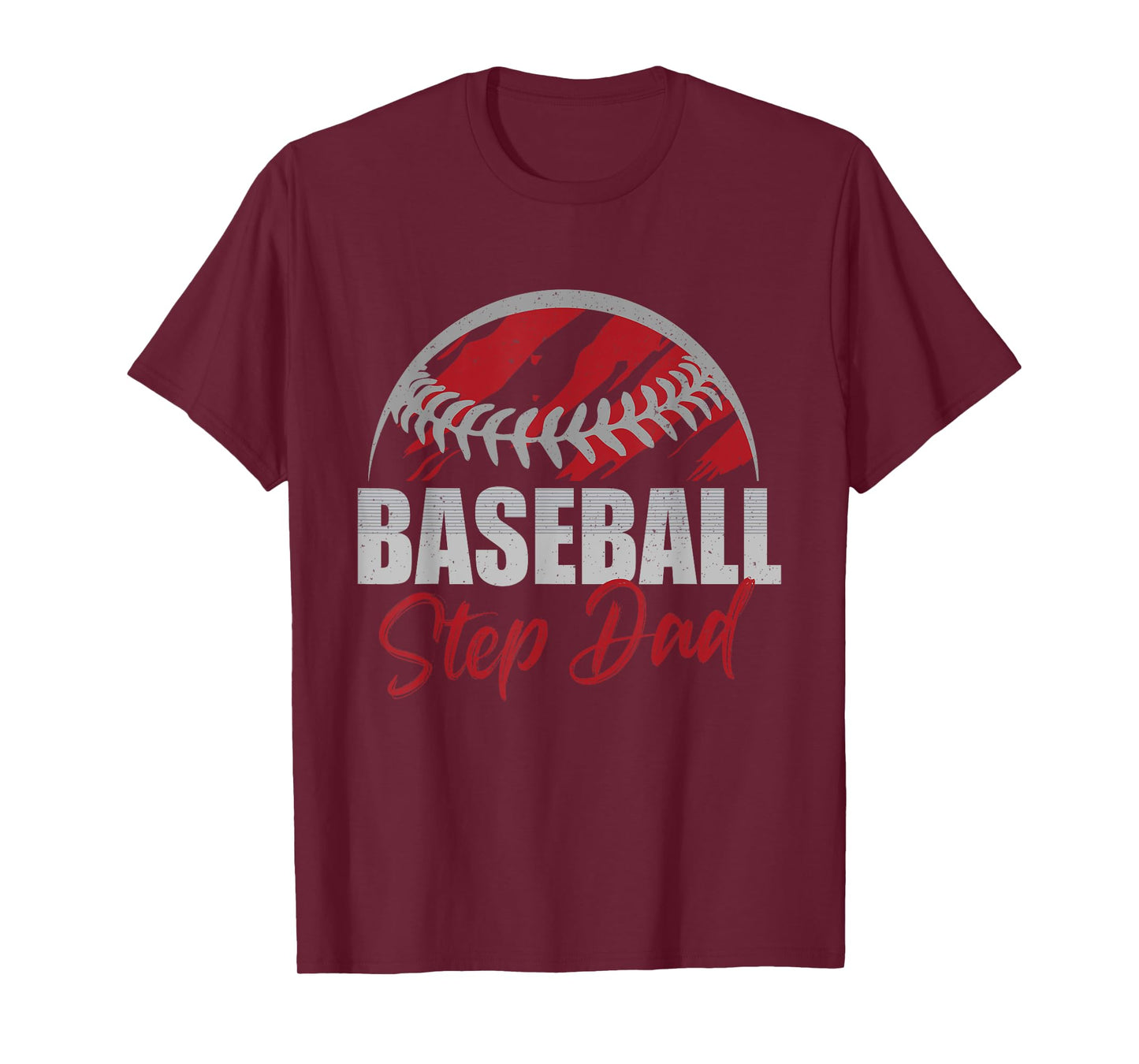 Baseball Step Dad Life Gifts For Father's Day Dad Grandpa T-Shirt