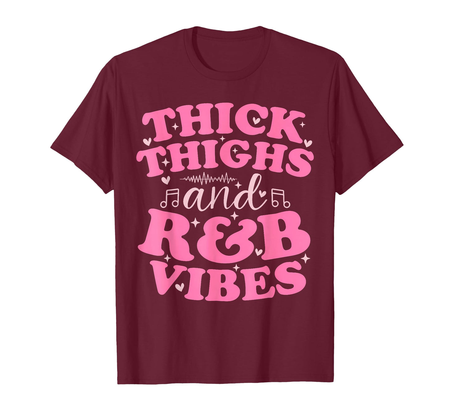 Thick Thighs and R&B Vibes Cute 90's R&B Girls T-Shirt