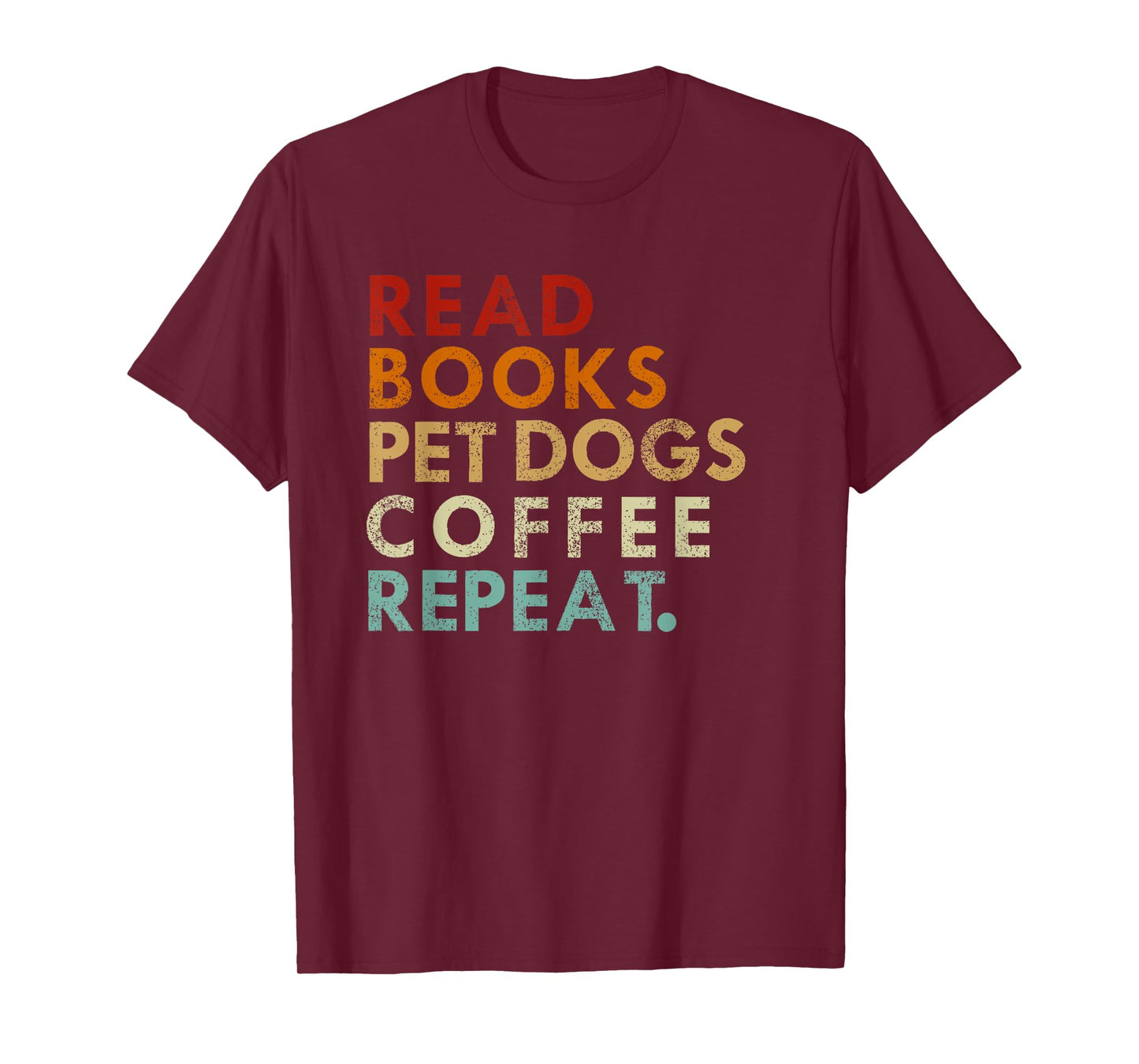 Read Books Pet Dogs Drink Coffee - Pet Dogs And Coffee Lover T-Shirt