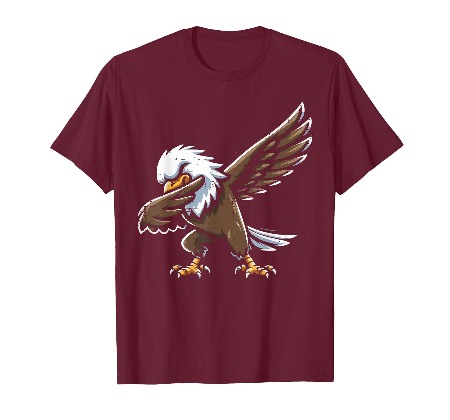 Dabbing Bald Eagle Funny Dance Wildlife Boys Kids Men Women T-Shirt