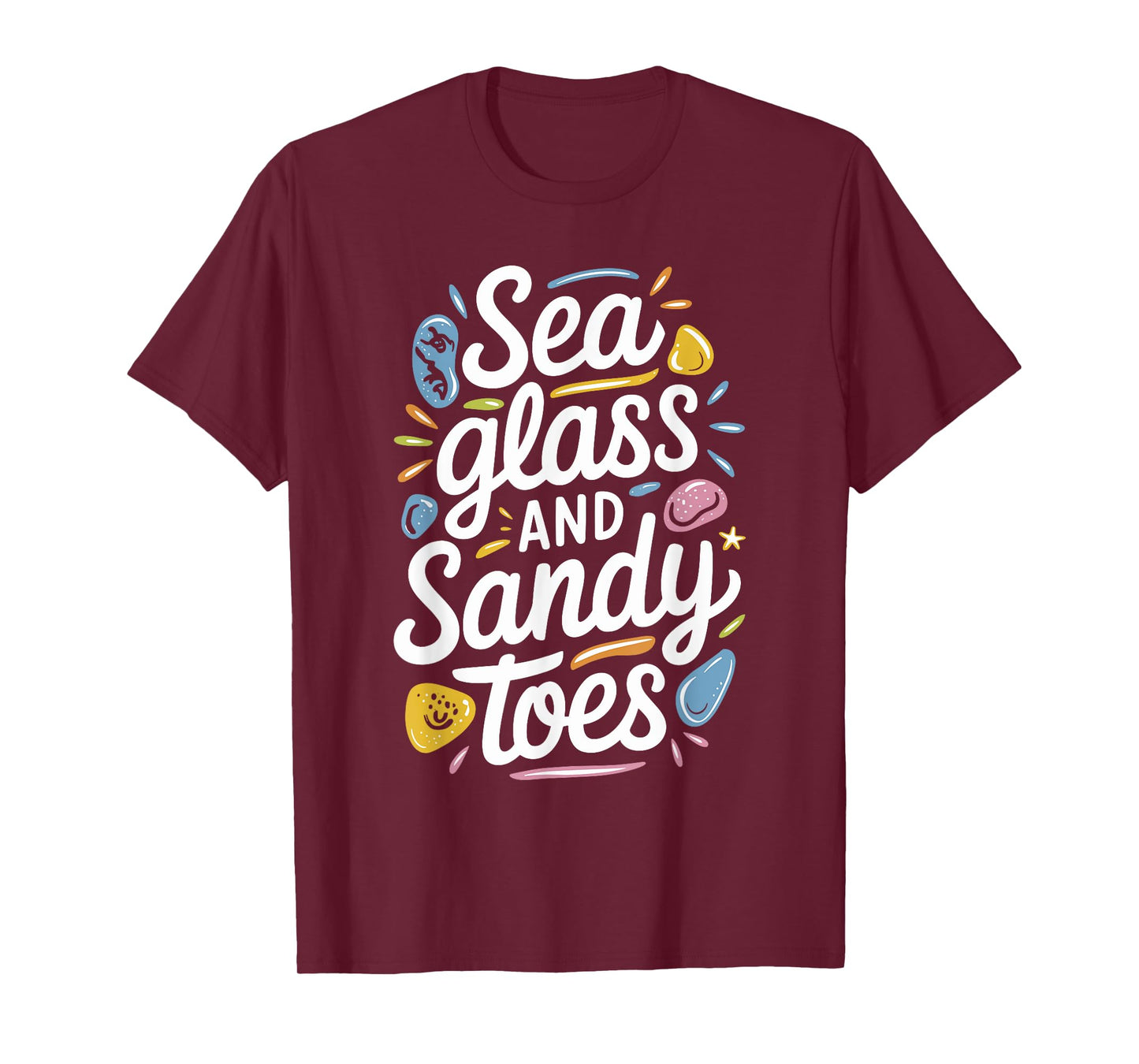 Sea Glass Hunters Collecting Ocean Treasures Beachcombing T-Shirt