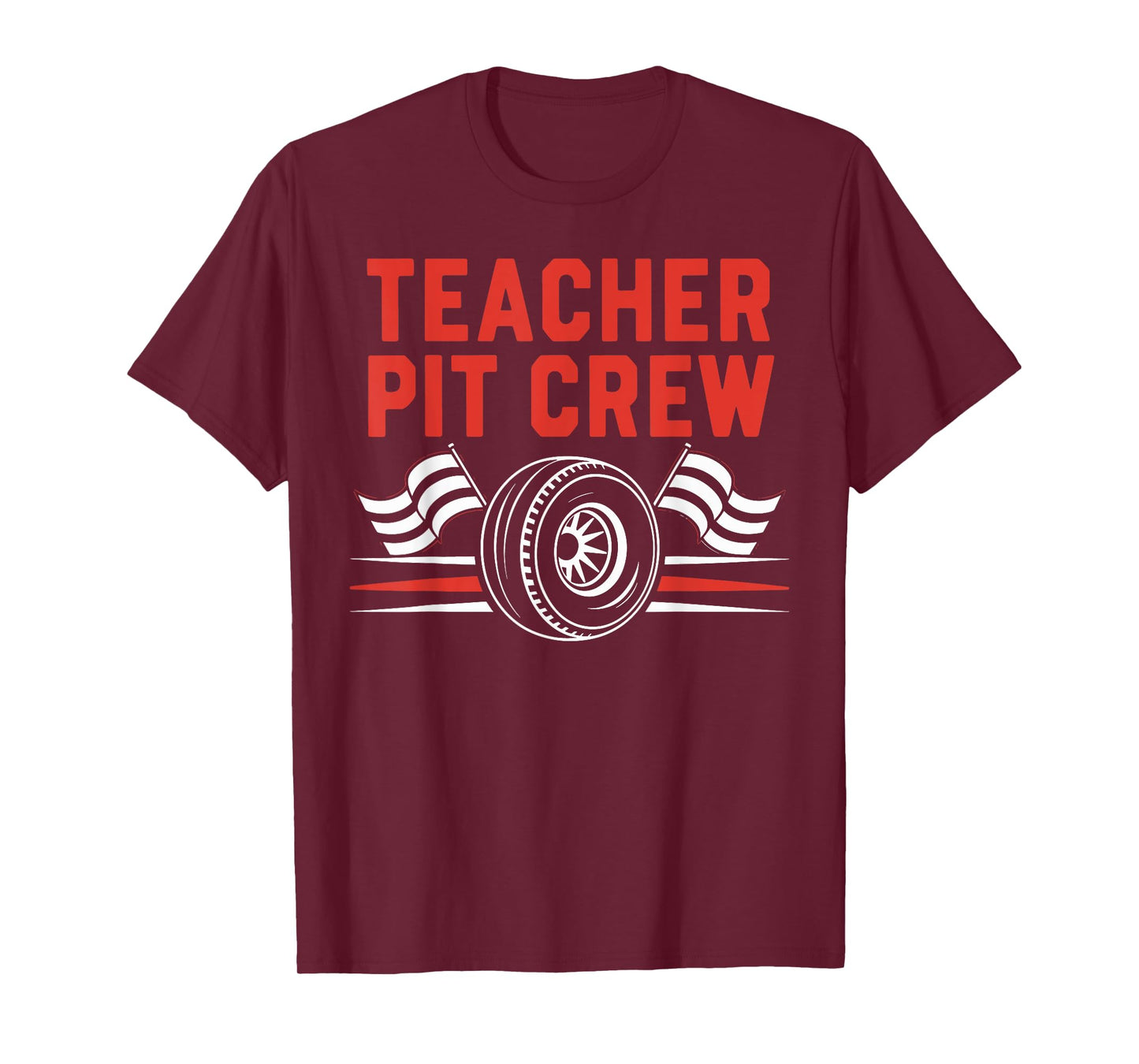 Teacher Pit Crew Race Car Driver Costume Men Women Kids T-Shirt