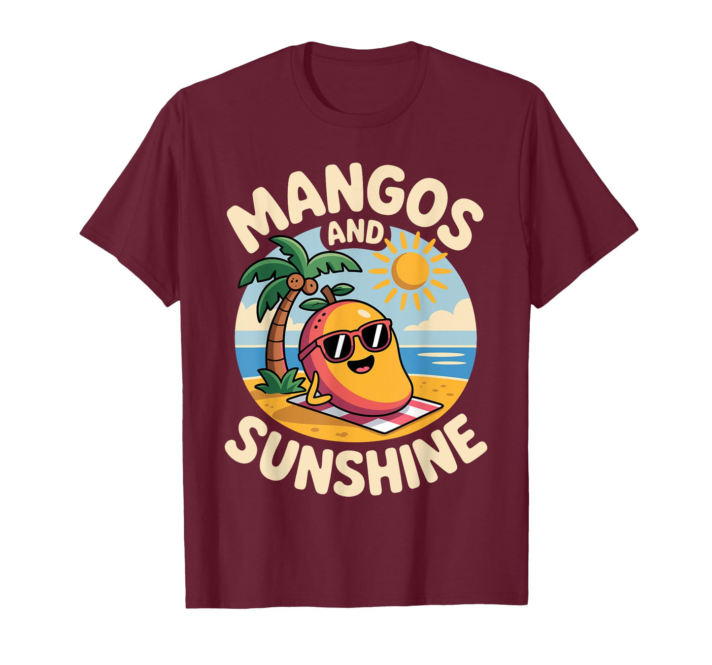 Mango Art For Men Women Vegetarian Mango Fruit Mango Lover T-Shirt