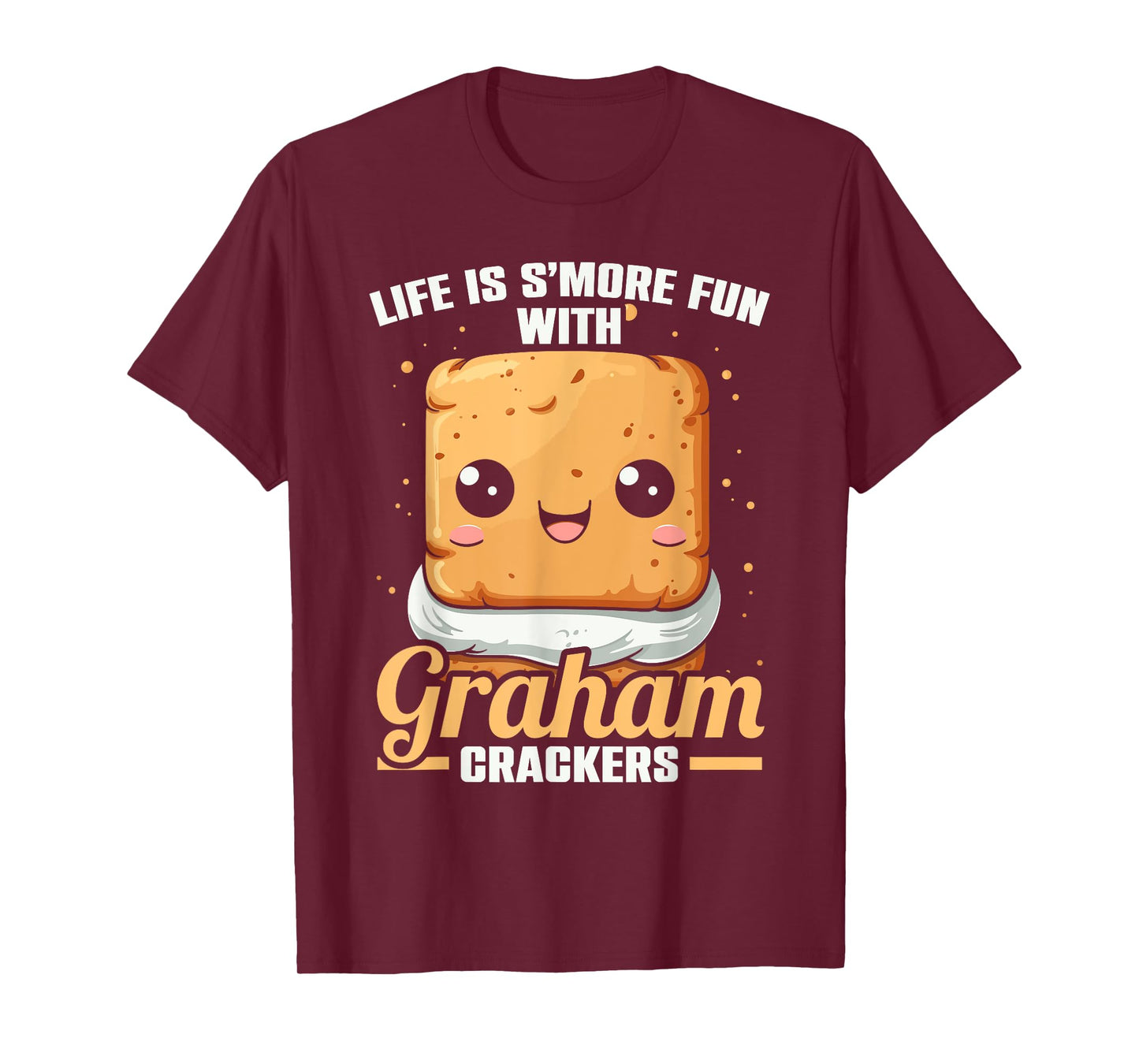 Graham Crackers Food Lover Foodie Sweet Biscuit T-Shirt