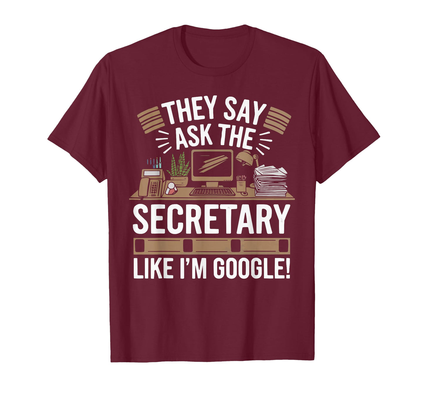 School Secretary Girl Attendance Job Profession T-Shirt