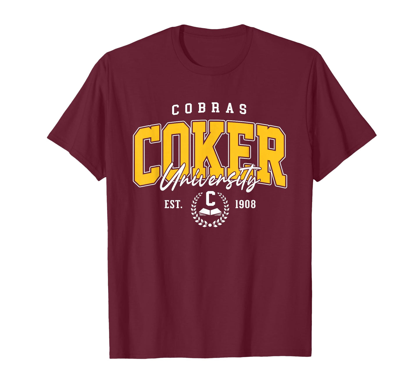 Coker Vintage Cobras Arch Athletic Sports Tee for Men Women T-Shirt