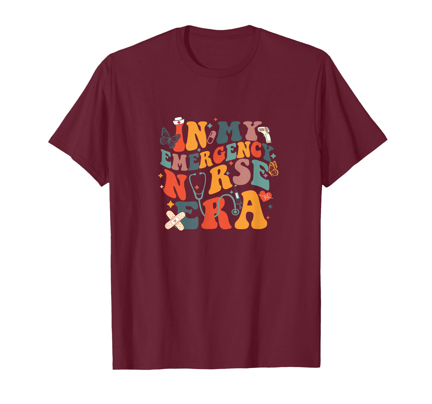 In My ER Nurse Era Retro Emergency Room Nurse Appreciation T-Shirt