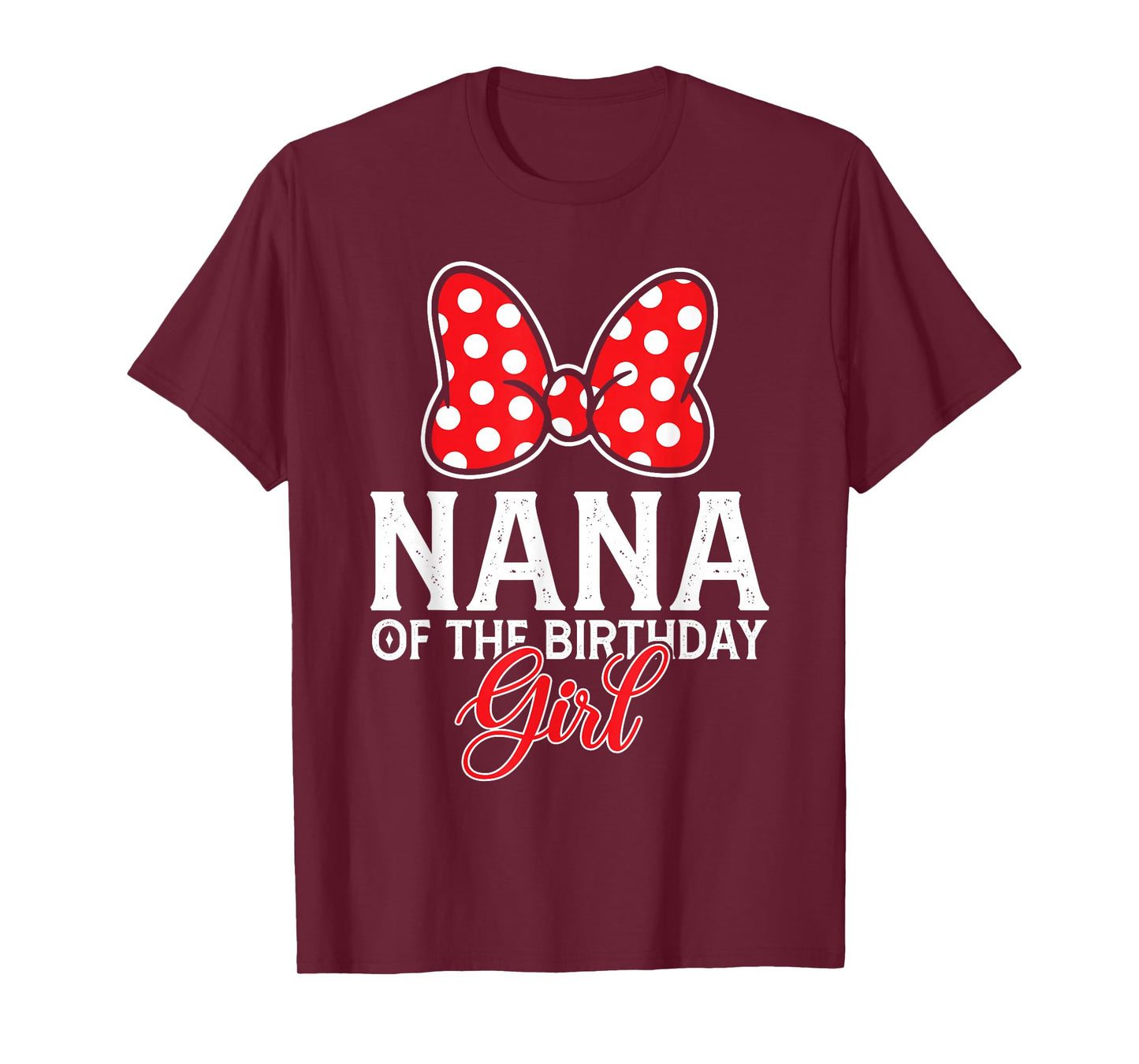 Nana Of The Birthday Girl Princess Family Matching Party T-Shirt