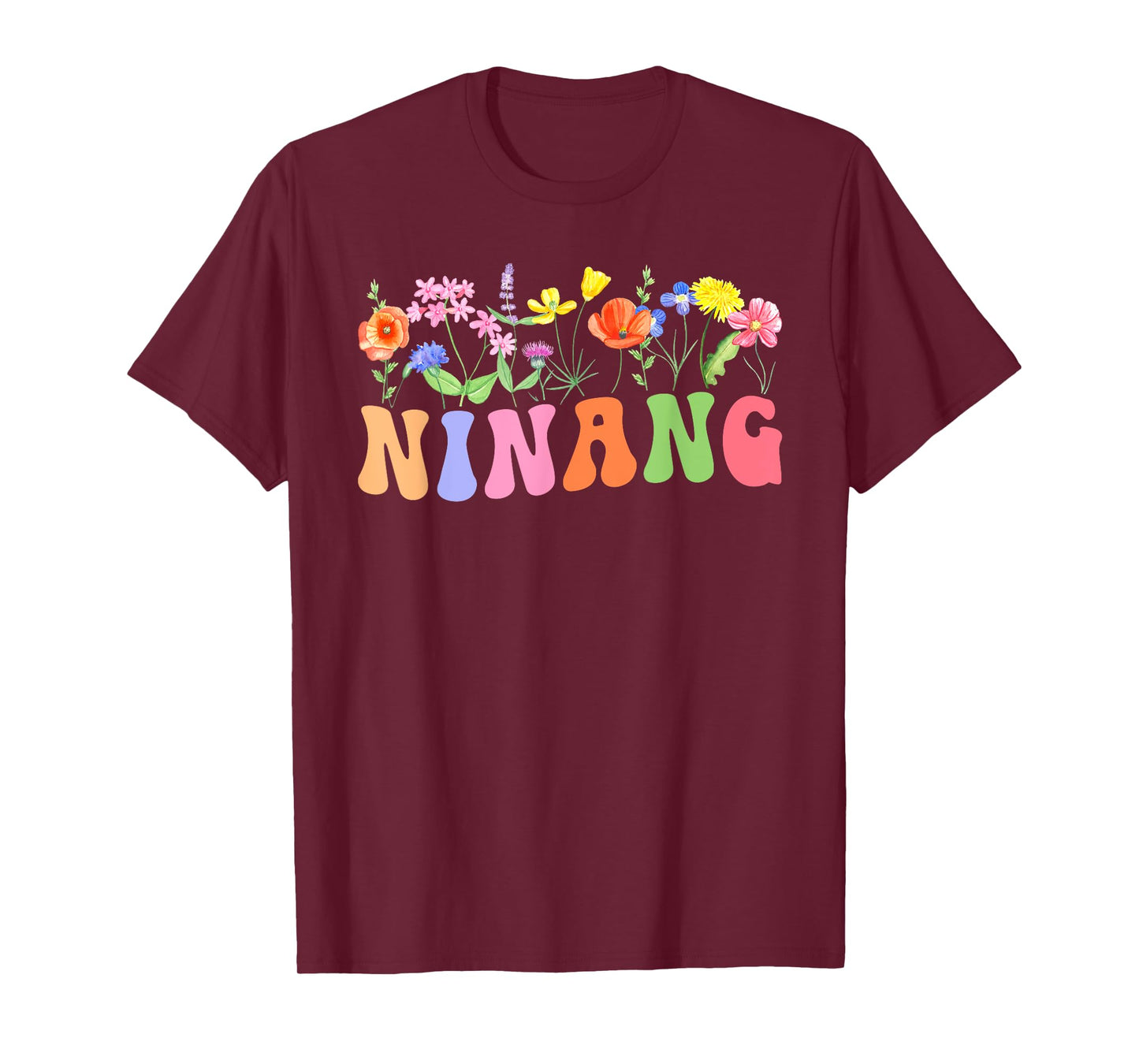 Groovy Ninang Grandma Appreciation Ninang Godmother T-Shirt