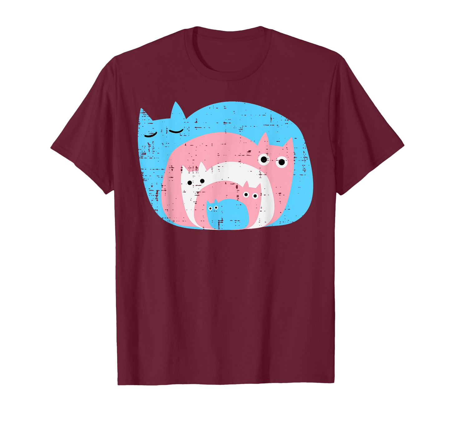 Transgender Cats In Cats Transsexual Pride Flag LGBTQ Women T-Shirt