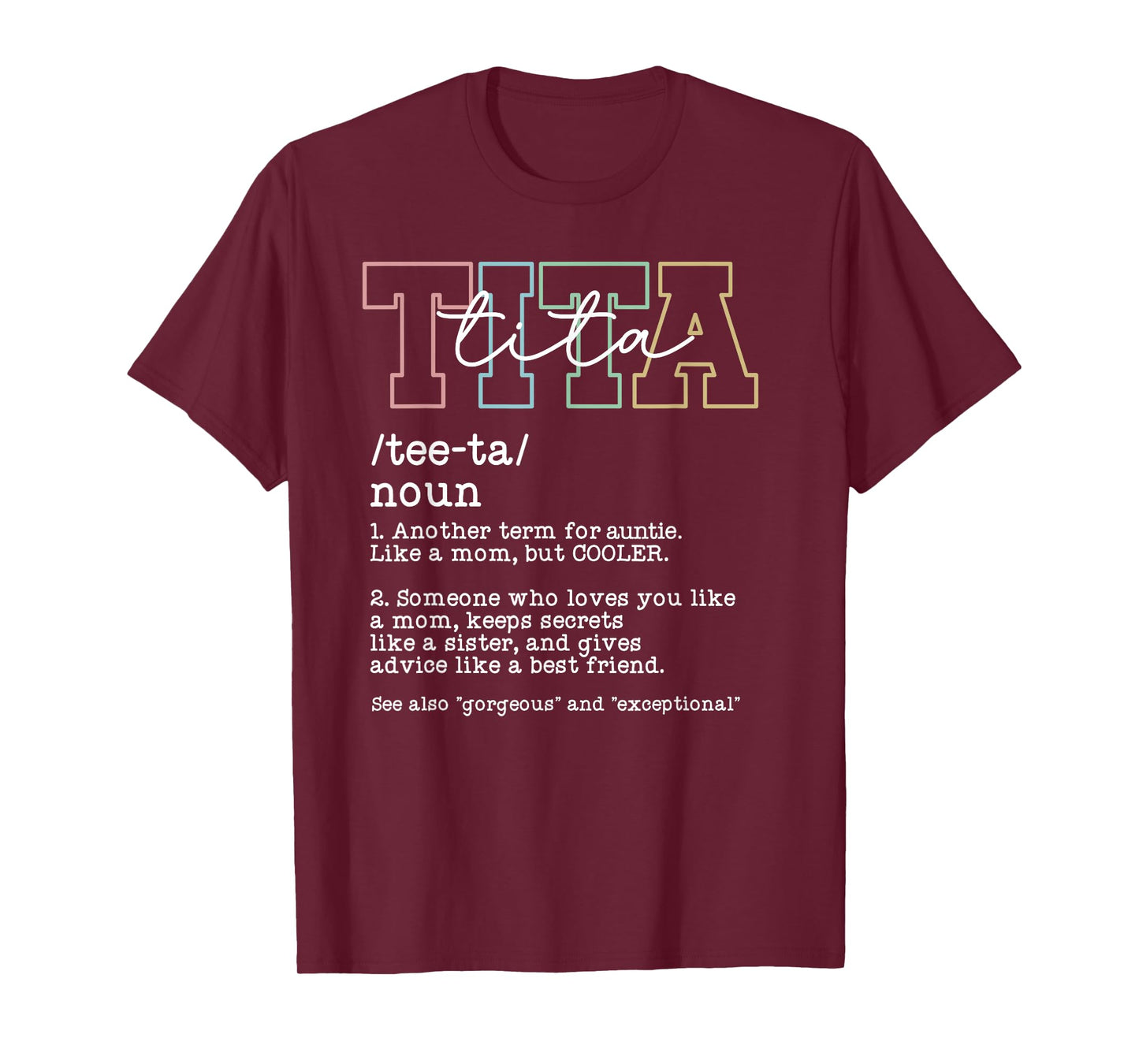 Tita Aunt Definition Tita Auntie Best Tita T-Shirt