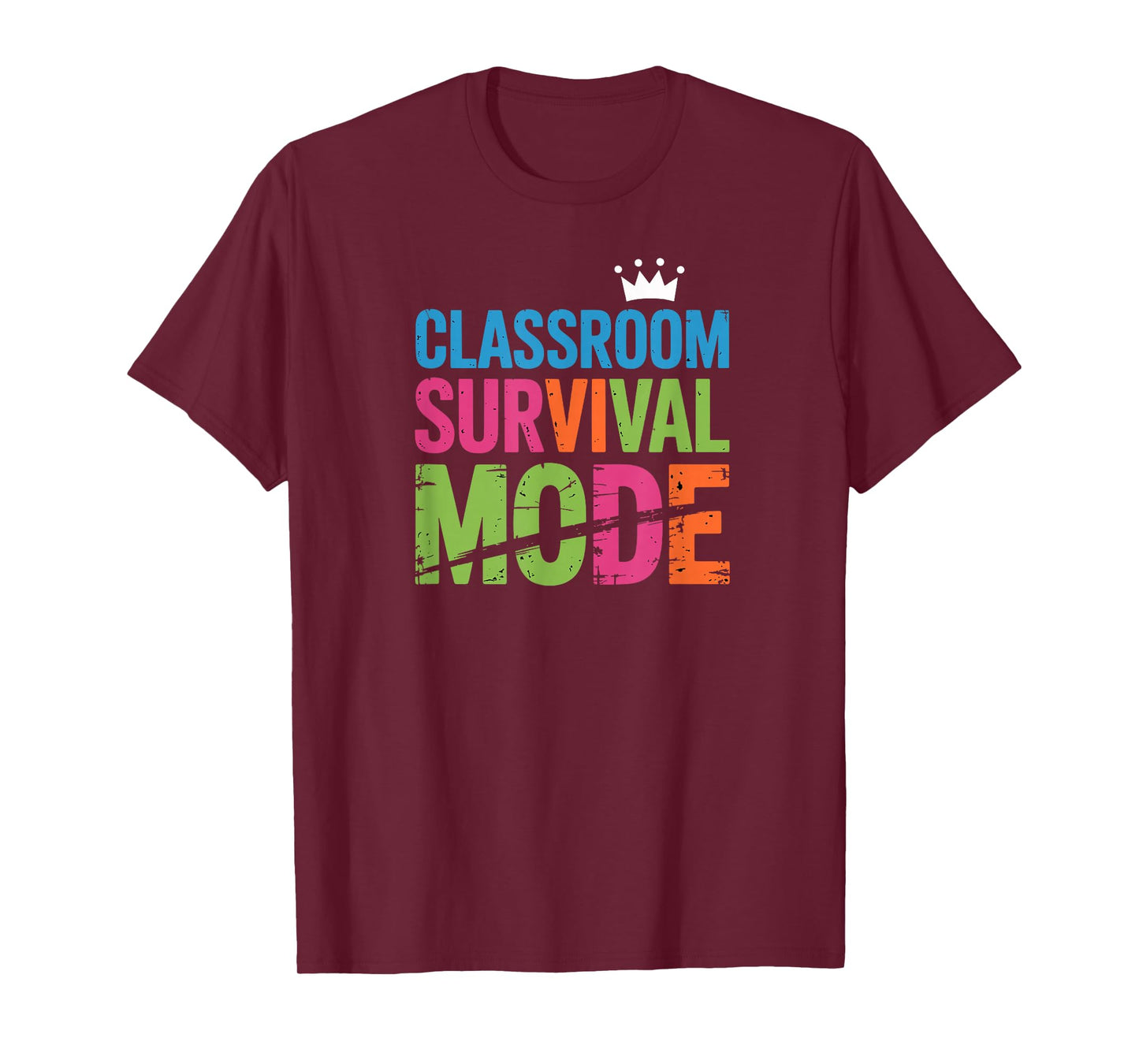 Funny Teacher Life Classroom Survival Mode T-Shirt