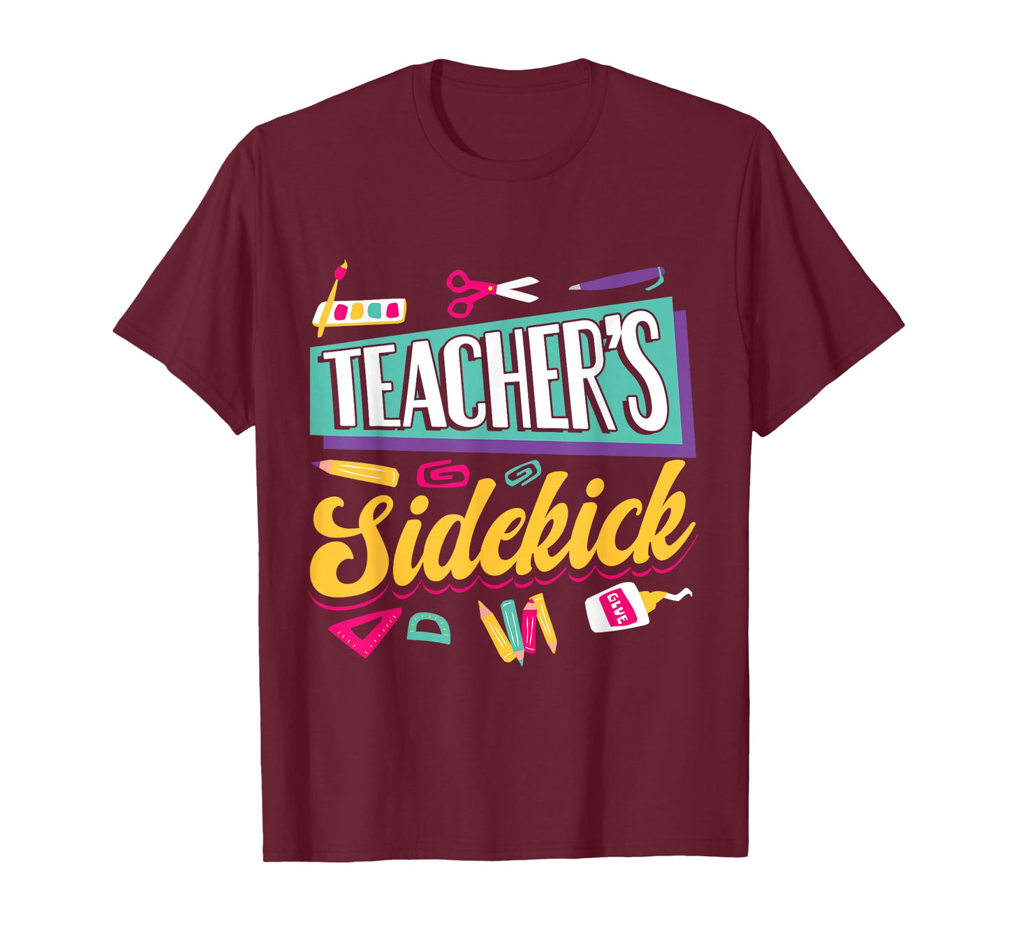Teacher's Sidekick Teacher Assisting Teaching Assistant T-Shirt